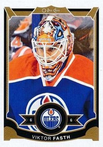 #289 Viktor Fasth - Edmonton Oilers - 2015-16 O-Pee-Chee Hockey