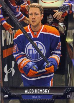 #289 Ales Hemsky - Edmonton Oilers - 2013-14 Upper Deck Hockey