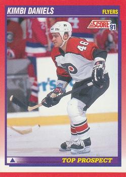 #289 Kimbi Daniels - Philadelphia Flyers - 1991-92 Score Canadian Bilingual Hockey