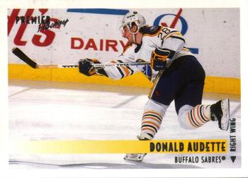#289 Donald Audette - Buffalo Sabres - 1994-95 O-Pee-Chee Premier Hockey
