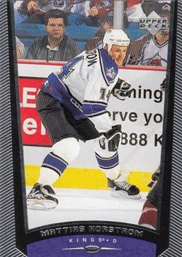 #289 Mattias Norstrom - Los Angeles Kings - 1998-99 Upper Deck Hockey