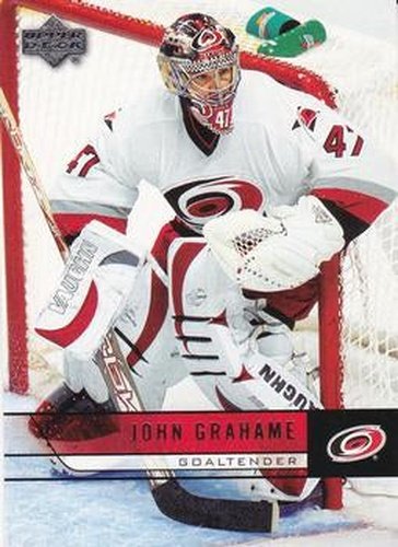 #289 John Grahame - Carolina Hurricanes - 2006-07 Upper Deck Hockey