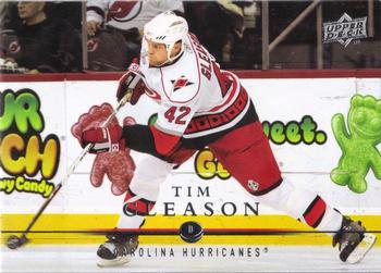 #289 Tim Gleason - Carolina Hurricanes - 2008-09 Upper Deck Hockey