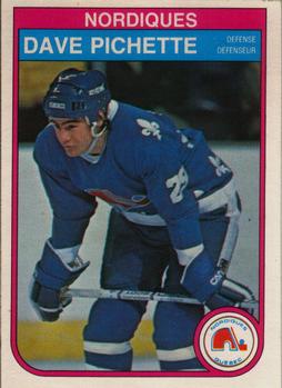 #289 Dave Pichette - Quebec Nordiques - 1982-83 O-Pee-Chee Hockey