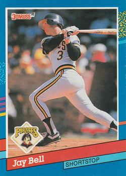 #289 Jay Bell - Pittsburgh Pirates - 1991 Donruss Baseball