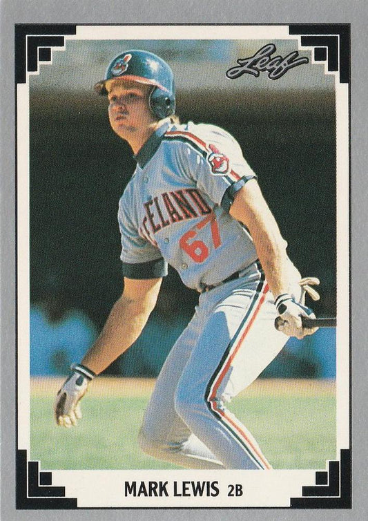 #289 Mark Lewis - Cleveland Indians - 1991 Leaf Baseball