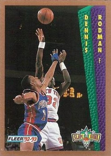 #289 Dennis Rodman - Detroit Pistons - 1992-93 Fleer Basketball