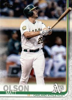 #289a Matt Olson - Oakland Athletics - 2019 Topps Baseball