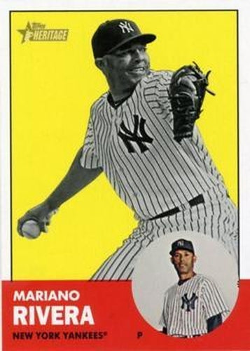 #289b Mariano Rivera - New York Yankees - 2012 Topps Heritage Baseball