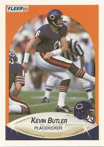 #289 Kevin Butler - Chicago Bears - 1990 Fleer Football