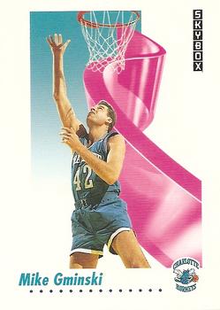 #28 Mike Gminski - Charlotte Hornets - 1991-92 SkyBox Basketball