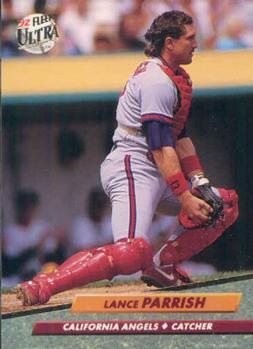 #28 Lance Parrish - California Angels - 1992 Ultra Baseball