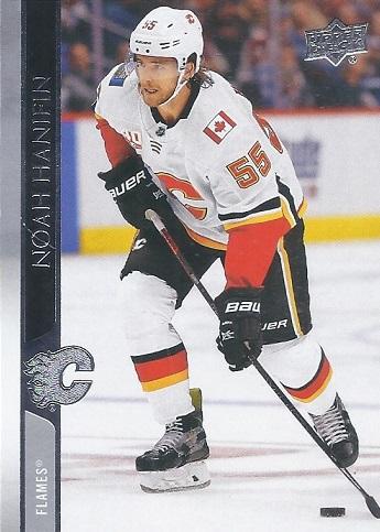 #28 Noah Hanifin - Calgary Flames - 2020-21 Upper Deck Hockey