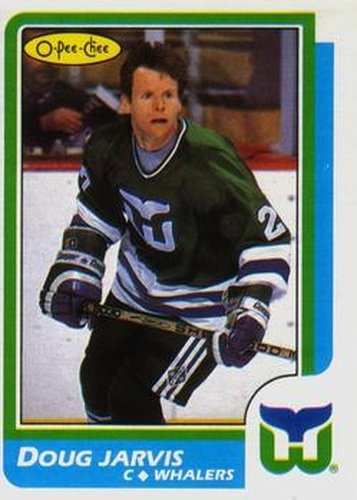 #28 Doug Jarvis - Hartford Whalers - 1986-87 O-Pee-Chee Hockey