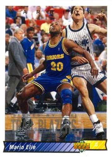 #28 Mario Elie - Portland Trail Blazers - 1992-93 Upper Deck Basketball