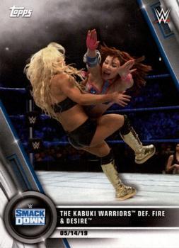 #28 The Kabuki Warriors def. Fire & Desire - 2020 Topps WWE Women's Division Wrestling