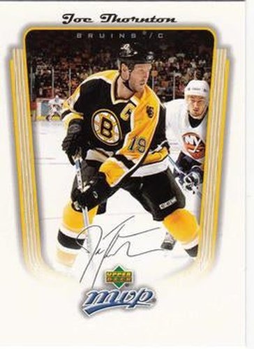 #28 Joe Thornton - Boston Bruins - 2005-06 Upper Deck MVP Hockey