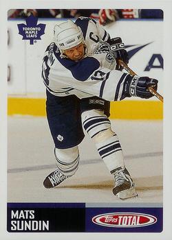 #TTC28 Mats Sundin - Toronto Maple Leafs - 2002-03 Topps Total Hockey - Team Checklists