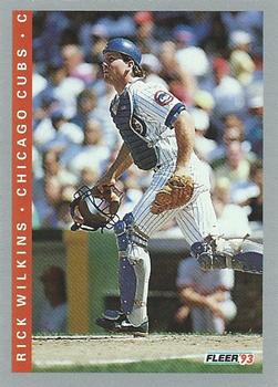 #28 Rick Wilkins - Chicago Cubs - 1993 Fleer Baseball