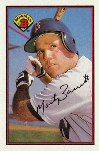 #28 Marty Barrett - Boston Red Sox - 1989 Bowman Baseball