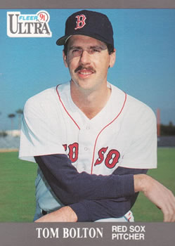 #28 Tom Bolton - Boston Red Sox - 1991 Ultra Baseball