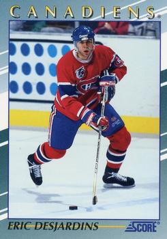 #28 Eric Desjardins - Montreal Canadiens - 1992-93 Score Young Superstars Hockey