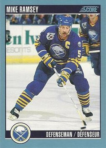 #28 Mike Ramsey - Buffalo Sabres - 1992-93 Score Canadian Hockey