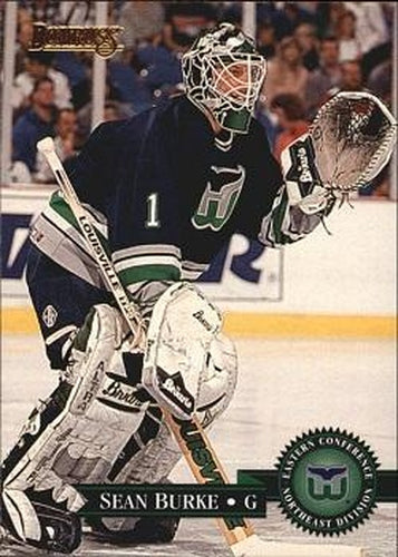 #28 Sean Burke - Hartford Whalers - 1995-96 Donruss Hockey