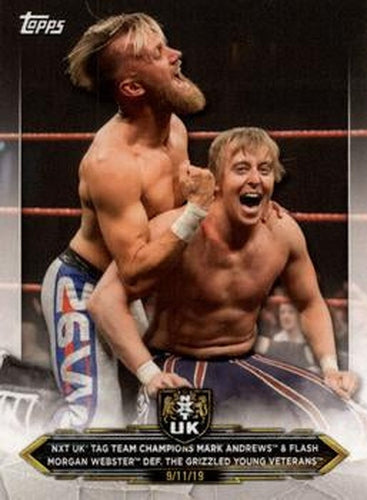 #28 Mark Andrews / Flash Morgan Webster / The Grizzled Young Veterans - 2020 Topps WWE NXT Wrestling