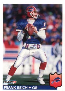 #28 Frank Reich - Buffalo Bills - 1992 Fleer Football