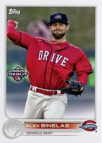 #PD-28 Alex Binelas - Greenville Drive - 2022 Topps Pro Debut Baseball