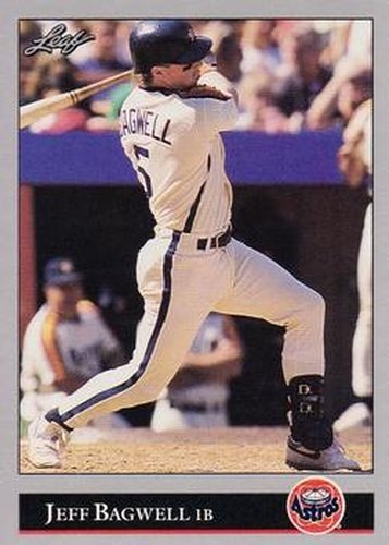 #28 Jeff Bagwell - Houston Astros - 1992 Leaf Baseball
