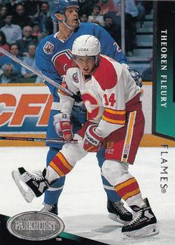 #28 Theoren Fleury - Calgary Flames - 1993-94 Parkhurst Hockey