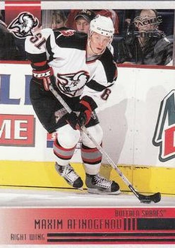 #28 Maxim Afinogenov - Buffalo Sabres - 2004-05 Pacific Hockey