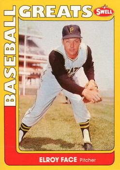 #28 Roy Face - Pittsburgh Pirates - 1991 Swell Baseball Greats