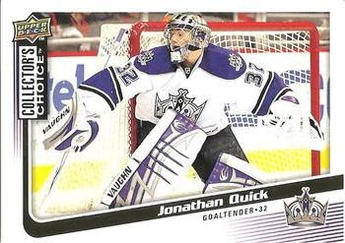 #28 Jonathan Quick - Los Angeles Kings - 2009-10 Collector's Choice Hockey