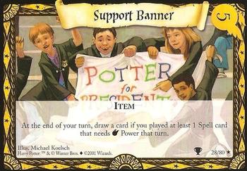 #28 Support Banner - 2001 Harry Potter Quidditch cup