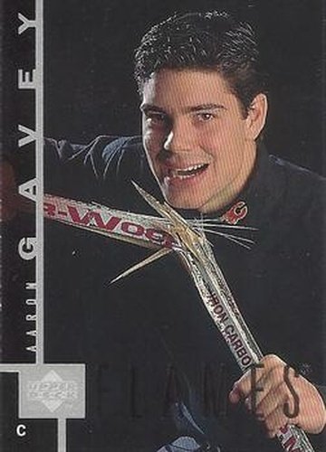 #28 Aaron Gavey - Calgary Flames - 1997-98 Upper Deck Hockey