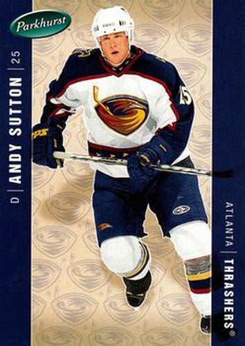 #28 Andy Sutton - Atlanta Thrashers - 2005-06 Parkhurst Hockey