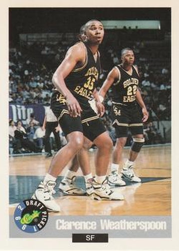 #28 Clarence Weatherspoon - Southern Miss Golden Eagles - 1992 Classic Draft Basketball