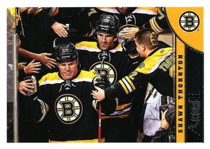 #28 Shawn Thornton - Boston Bruins - 2013-14 Score Hockey