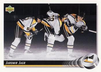 #28 Jaromir Jagr - Pittsburgh Penguins - 1992-93 Upper Deck Hockey