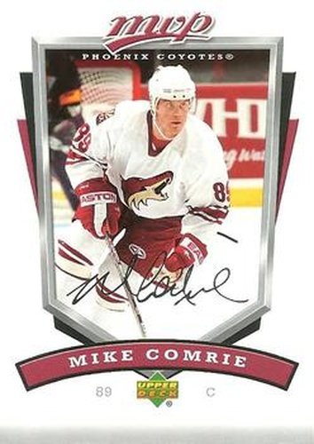 #228 Mike Comrie - Phoenix Coyotes - 2006-07 Upper Deck MVP Hockey