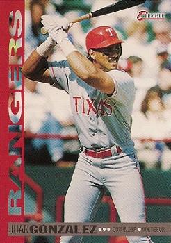 #28 Juan Gonzalez - Texas Rangers - 1994 O-Pee-Chee Baseball