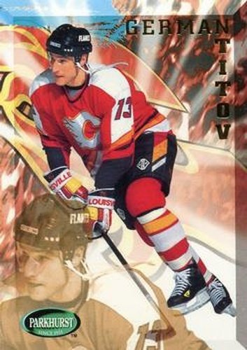 #28 German Titov - Calgary Flames - 1995-96 Parkhurst International Hockey