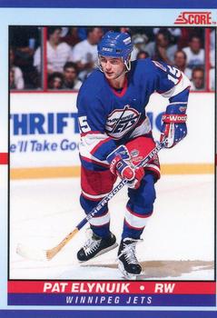 #28 Pat Elynuik - Winnipeg Jets - 1990-91 Score Young Superstars Hockey