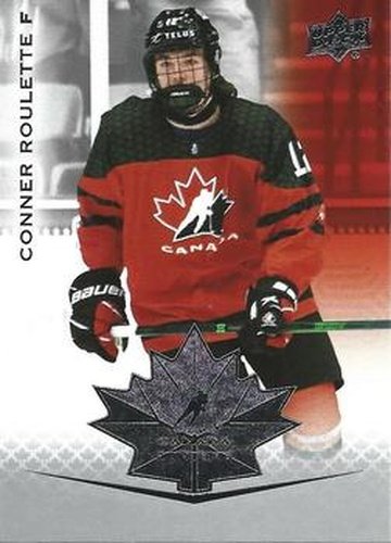 #28 Conner Roulette - Canada - 2021-22 Upper Deck Team Canada Juniors Hockey