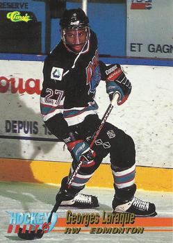 #28 Georges Laraque - Edmonton Oilers - 1995 Classic Hockey