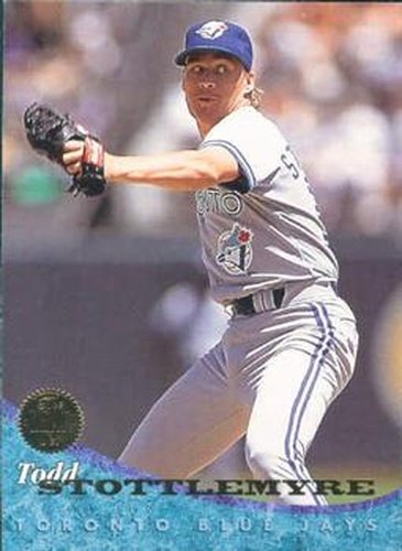 #28 Todd Stottlemyre - Toronto Blue Jays - 1994 Leaf Baseball