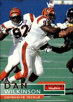 #28 Dan Wilkinson - Cincinnati Bengals - 1995 SkyBox Impact Football